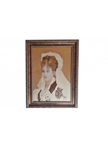 Arnavut Gelin Kızı Yağlı Boya Eseri