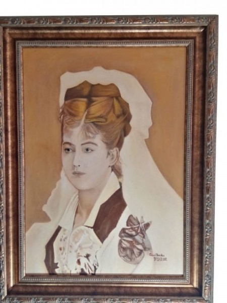 Arnavut Gelin Kızı Yağlı Boya Eseri