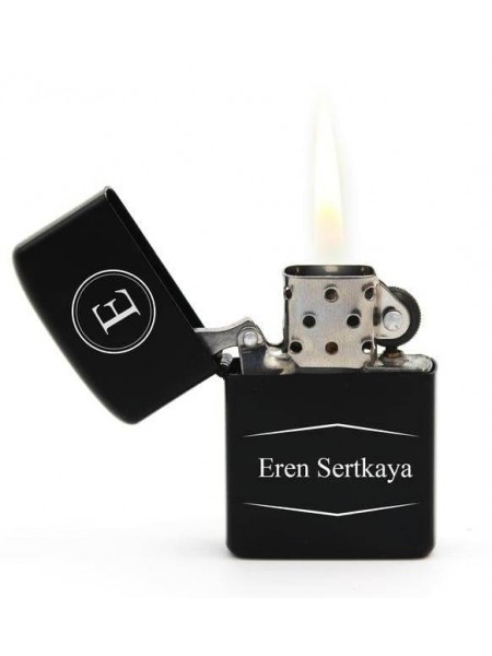 Çikolata Rüyası Kolonya & Siyah Kupa & Kişiye Özel Cüzdan & Zippo Model Çakmak & Kartvizitlik Hediye Seti