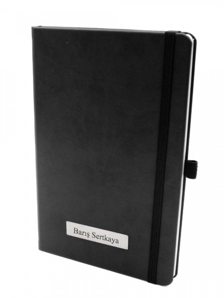 Kişiye Özel 500 ML Çelik Termos & Ölçekli French Press & Kişiye Özel Plakalı Defter & Siyah Kupa & İkili Mum