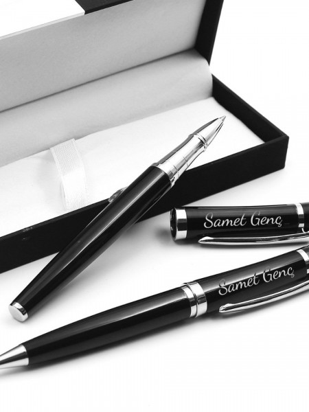 Kişiye Özel İkili Roller Kalem Hediye Seti